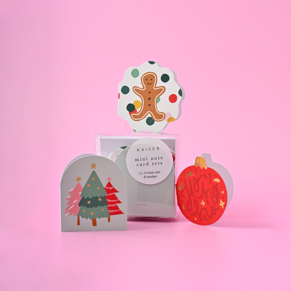 Mini Christmas Notecard Set - Ho Ho Ho